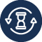 Icon Latenzzeit