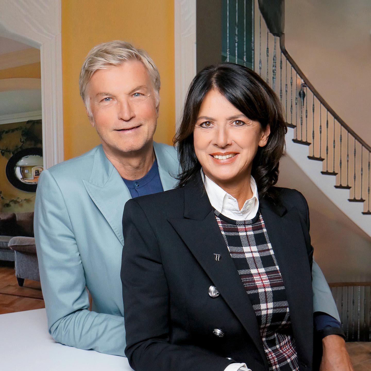 Erika und Hans Felder Die Geschäftsführer Erika und Hans Felder lächeln