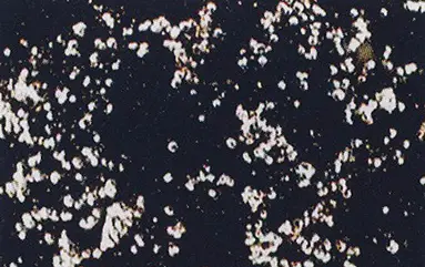Structure de l'eau du robinet Micrographie de la structure d'une eau du robinet selon Bernd Bruns