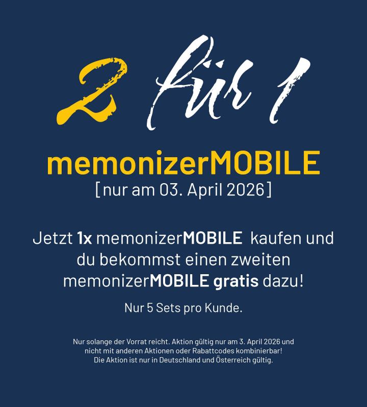 2-for-1 memonizerMOBILE | grey | BUNDLE-MOB-GR